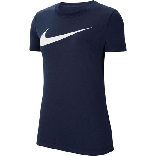 Bluzka damska Nike z krótkim rękawem z okrągłym dekoltem w sportowym stylu 
