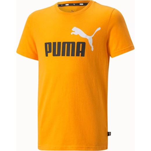 Koszulka juniorska Essentials+ 2 Colour Logo Tee Puma Puma 128cm SPORT-SHOP.pl okazja