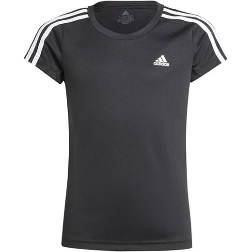 Koszulka dziewczęca Designed 2 Move 3-Stripes Aeroready Adidas ze sklepu SPORT-SHOP.pl w kategorii Bluzki dziewczęce - zdjęcie 154230529
