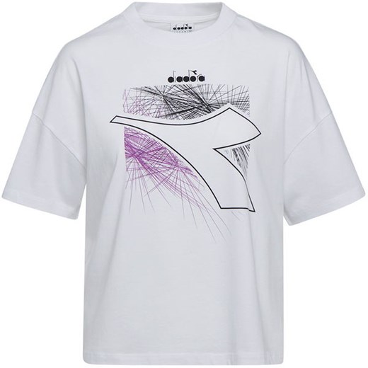 Koszulka damska L. T-shirt SS Logo Flare Diadora ze sklepu SPORT-SHOP.pl w kategorii Bluzki damskie - zdjęcie 154241369