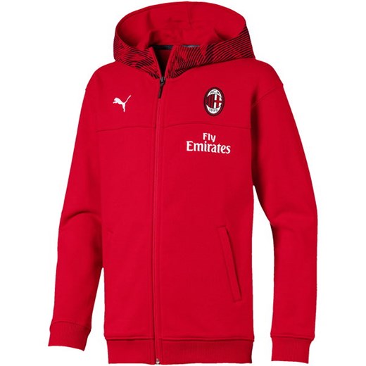 Bluza młodzieżowa AC Milan Full Zip Hoodie Puma Puma 128cm okazja SPORT-SHOP.pl