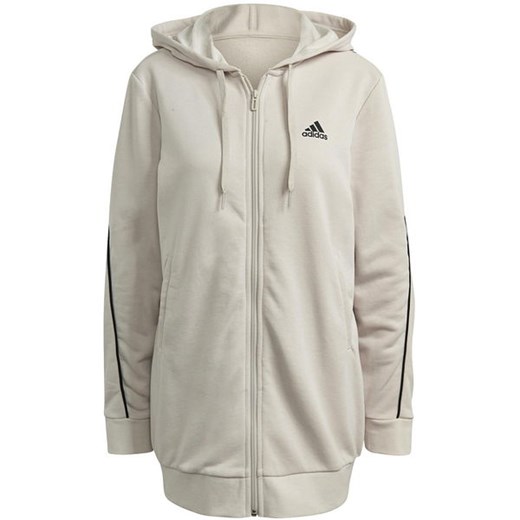 Bluza damska Essentials Giant Logo Full Zip Adidas ze sklepu SPORT-SHOP.pl w kategorii Bluzy damskie - zdjęcie 154251886