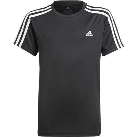 Koszulka juniorska Designed 2 Move 3-Stripes Tee Adidas 134cm okazyjna cena SPORT-SHOP.pl