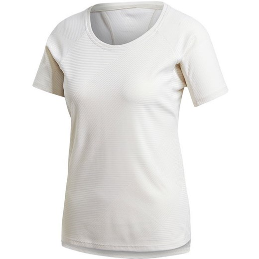 Koszulka damska Training Jacquard Tee Adidas ze sklepu SPORT-SHOP.pl w kategorii Bluzki damskie - zdjęcie 154256836