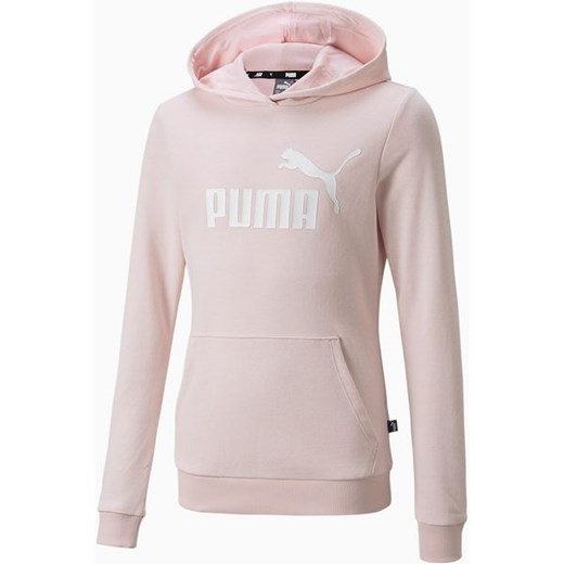 Bluza dziewczęca Essentials Logo Youth Hoodie Puma Puma 128cm wyprzedaż SPORT-SHOP.pl