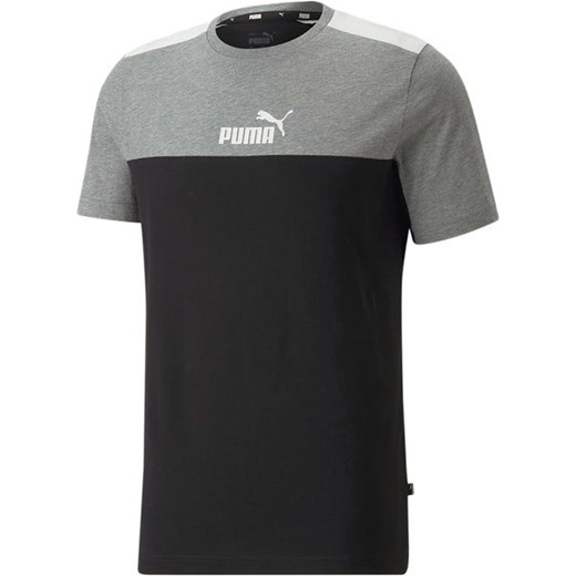 Koszulka męska ESS+ Block Tee Puma ze sklepu SPORT-SHOP.pl w kategorii T-shirty męskie - zdjęcie 154268119