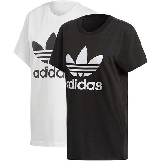 Zestaw dwóch koszulek damskich Boyfriend Trefoil Adidas Oryginals ze sklepu SPORT-SHOP.pl w kategorii Bluzki damskie - zdjęcie 154273367