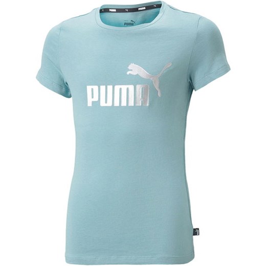 Koszulka juniorska ESS+ Logo Tee Puma ze sklepu SPORT-SHOP.pl w kategorii Bluzki dziewczęce - zdjęcie 154274146