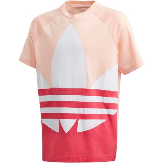 Koszulka dziewczęca Large Trefoil Tee Adidas Originals 140cm promocyjna cena SPORT-SHOP.pl
