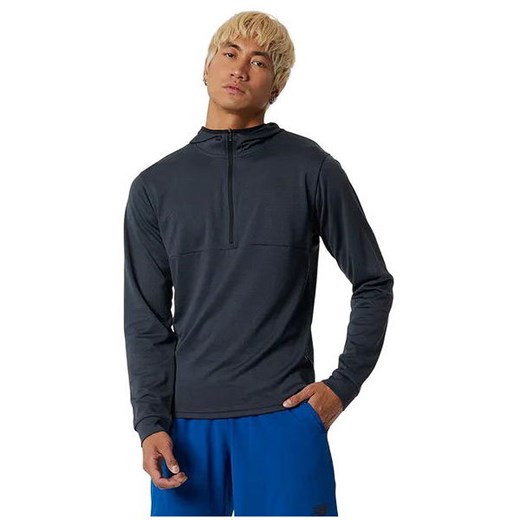 Bluza męska Tenacity Quarter Hooded New Balance ze sklepu SPORT-SHOP.pl w kategorii Bluzy męskie - zdjęcie 154277337