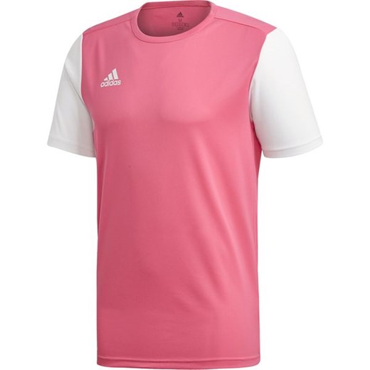 Adidas t-shirt chłopięce różowy z krótkim rękawem 