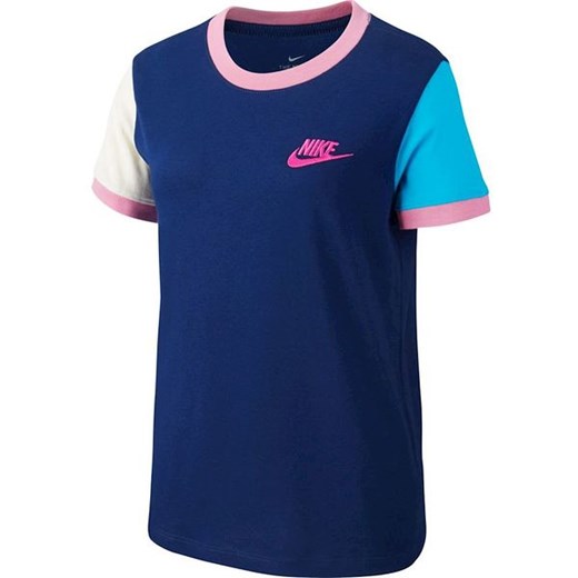 Koszulka dziewczęca Sportswear Ringer Novelty Futura Nike Nike 122-128 wyprzedaż SPORT-SHOP.pl