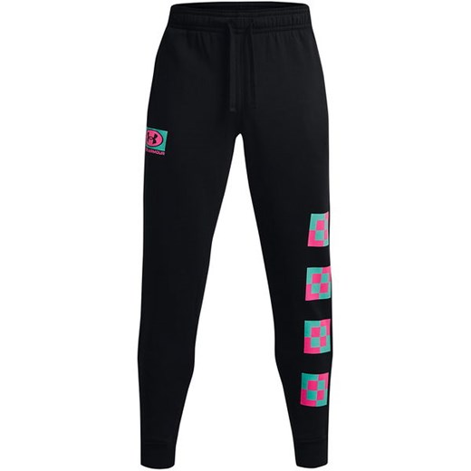 Spodnie dresowe męskie Rival Fleece Geo Joggers Under Armour Under Armour M okazja SPORT-SHOP.pl