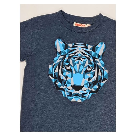 Koszulka "Camo Tiger" w kolorze granatowym Denokids 122 okazja Limango Polska