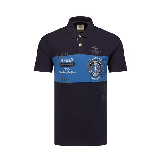 Koszulka polo Aeronautica Militare ze sklepu S'portofino w kategorii T-shirty męskie - zdjęcie 154297908
