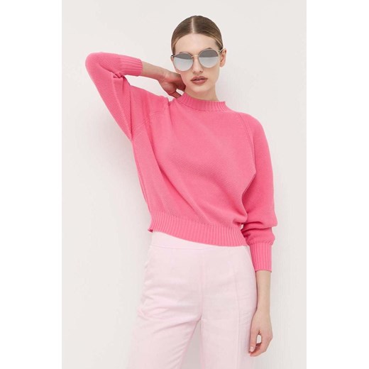 Marella sweter damski kolor różowy lekki Marella S ANSWEAR.com