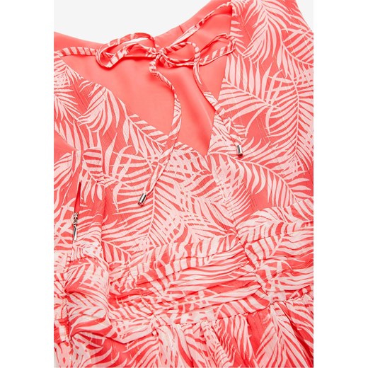 S.OLIVER Koralowa sukienka wzór (42) 42 (XL) SUPELO