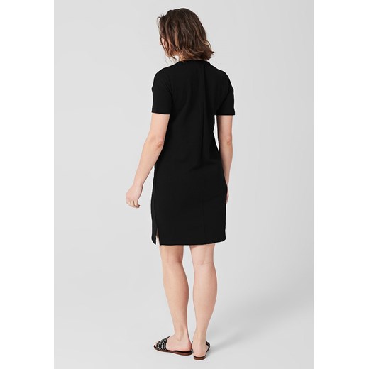 TRIANGLE Czarna mini sukienka v neck (50) Triangle 50 SUPELO