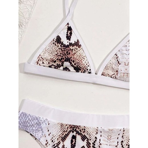 SHEIN Bikini góra dół animal print (L) 40 (L) SUPELO