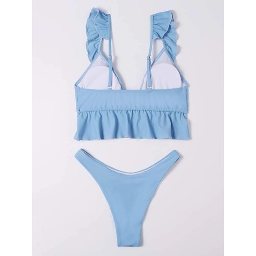 SHEIN Niebieski top dół od bikini komplet (M) 38 (M) SUPELO