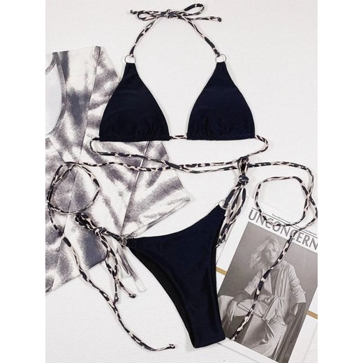 SHEIN Czarne bikini komplet (S) 36 (S) SUPELO