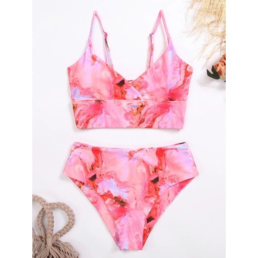 SHEIN Kolorowy top figi bikini zestaw (M) 38 (M) SUPELO