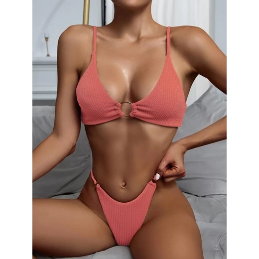 SHEIN Dwuczęściowy różowy strój kąpielowy (L) 40 (L) SUPELO