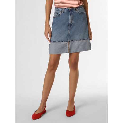Esprit Casual Jeansowa spódnica damska Kobiety Bawełna light stone jednolity ze sklepu vangraaf w kategorii Spódnice - zdjęcie 154315627