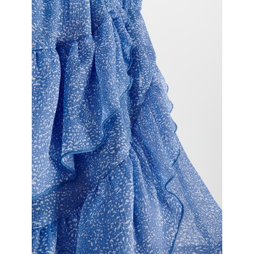 Spódnica niebieska Reserved mini na wiosnę 