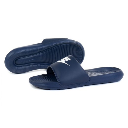 Buty Nike Victori One Slide M CN9675-401 niebieskie ze sklepu ButyModne.pl w kategorii Klapki męskie - zdjęcie 154322075