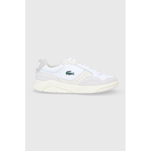 Lacoste Buty skórzane GAME ADVANCE LUXE LTH kolor biały 41SMA0015 ze sklepu ANSWEAR.com w kategorii Trampki męskie - zdjęcie 154362736