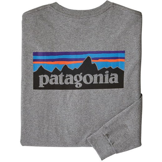 Longsleeve męski P-6 Logo Responsibili Tee Patagonia Patagonia XL wyprzedaż SPORT-SHOP.pl