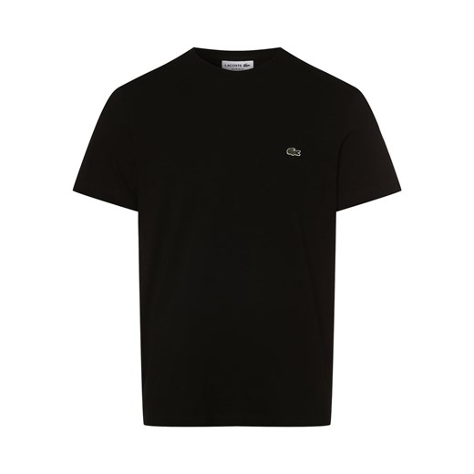 Lacoste T-shirt męski Mężczyźni Dżersej czarny jednolity Lacoste 6 vangraaf