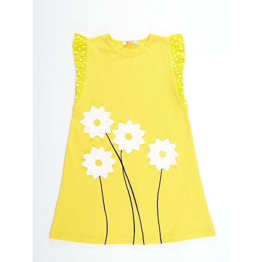 Sukienka "Yellow Daisy" w kolorze żółtym Denokids 128 okazja Limango Polska
