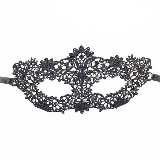 Maska koronkowa - Czarny / Uniwersalny ze sklepu Valetta.pl w kategorii Akcesoria do bielizny - zdjęcie 154376256