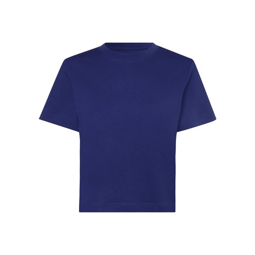 Marie Lund T-shirt damski Kobiety Bawełna błękit królewski jednolity ze sklepu vangraaf w kategorii Bluzki damskie - zdjęcie 154382798
