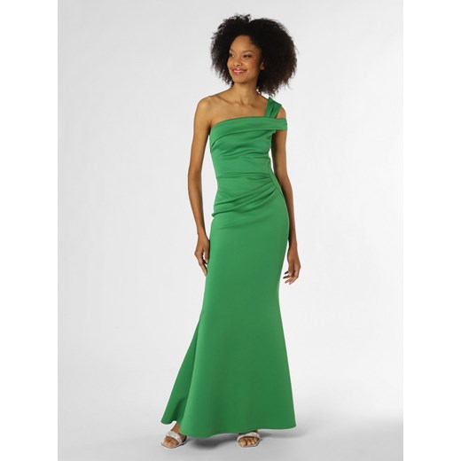 Lipsy Damska sukienka wieczorowa Kobiety zielony jednolity ze sklepu vangraaf w kategorii Sukienki - zdjęcie 154382845