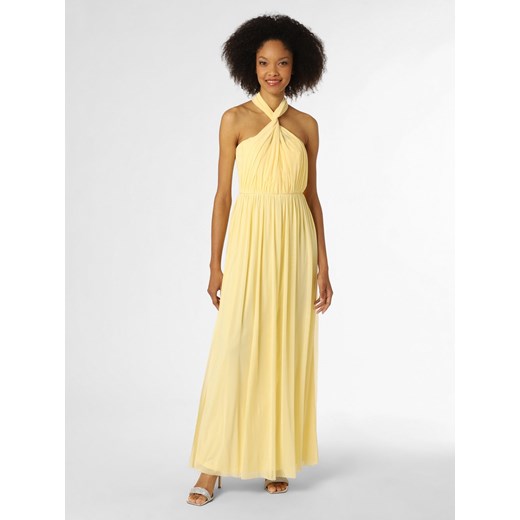 Lipsy Damska sukienka wieczorowa Kobiety Sztuczne włókno żółty jednolity ze sklepu vangraaf w kategorii Sukienki - zdjęcie 154382849