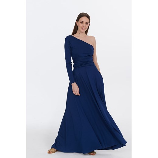 Sukienka infinity maxi z długim rękawem Ocean Eyes, XS Naoko-store.pl S NAOKO