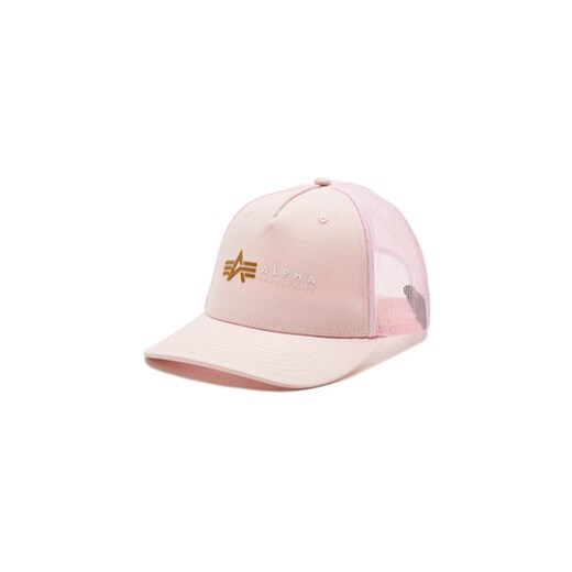 Alpha Industries Czapka z daszkiem Label 106901 Różowy Alpha Industries uniwersalny MODIVO