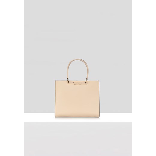 Elegancka beżowa torebka ze sklepu Molton w kategorii Kuferki - zdjęcie 154389087