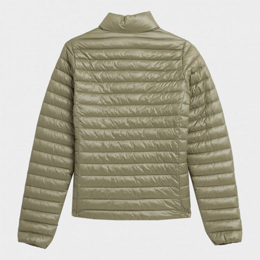 Damska kurtka puchowa pikowana 4F 4FSS23TDJAF196 - oliwkowa/khaki XS Sportstylestory.com
