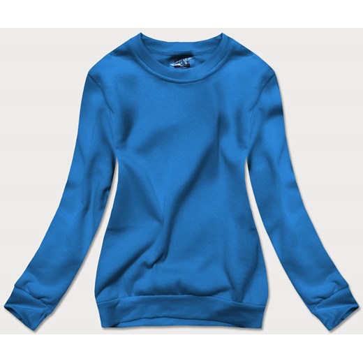 Bluza dresowa damska ze ściągaczami niebieska (w01-16) ze sklepu goodlookin.pl w kategorii Bluzy damskie - zdjęcie 154404737
