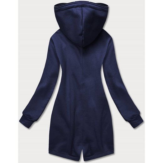 TALIOWANA BLUZA DAMSKA GRANATOWA (AMG-17) Goodlookin.pl S (36) goodlookin.pl