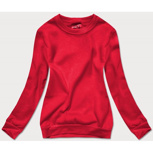 Bluza dresowa damska ze ściągaczami czerwona (w01-18) ze sklepu goodlookin.pl w kategorii Bluzy damskie - zdjęcie 154406716