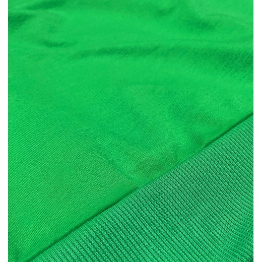 Cienka krótka bluza dresowa damska zielona (8B938-27) ze sklepu goodlookin.pl w kategorii Bluzy damskie - zdjęcie 154407468