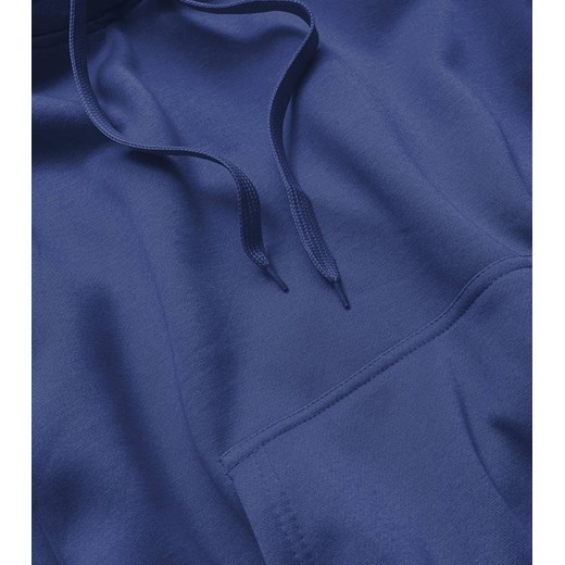 Damska bluza dresowa ciemny granat (w02-66) ze sklepu goodlookin.pl w kategorii Bluzy damskie - zdjęcie 154407615