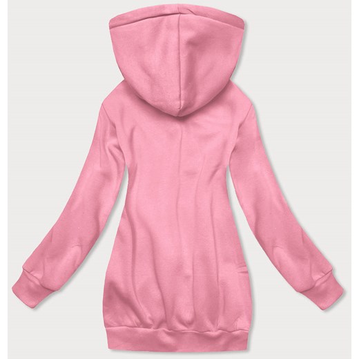 Damska bluza kangurka jasnoróżowa (YS10003-20) ze sklepu goodlookin.pl w kategorii Bluzy damskie - zdjęcie 154407737