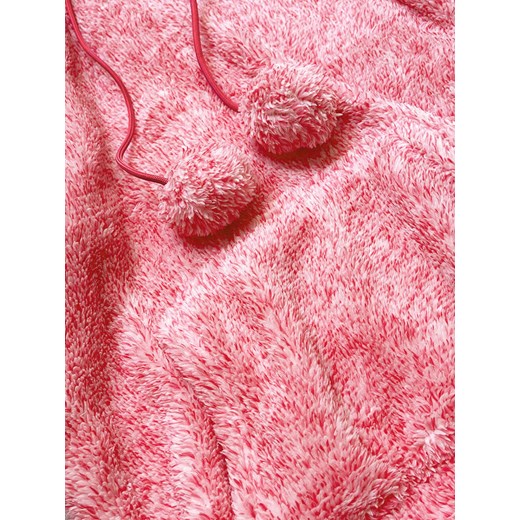 PLUSZOWA DAMSKA BLUZA MELANŻ CZERWONA (HH034-5) Goodlookin.pl M (38) wyprzedaż goodlookin.pl