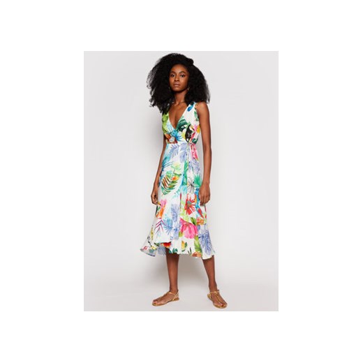 Desigual Sukienka letnia Seychelles 21SWMW42 Kolorowy Regular Fit Desigual S okazja MODIVO
